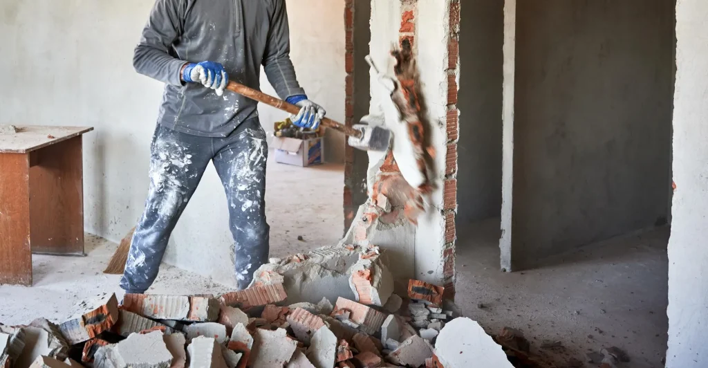 demolición interior de viviendas
