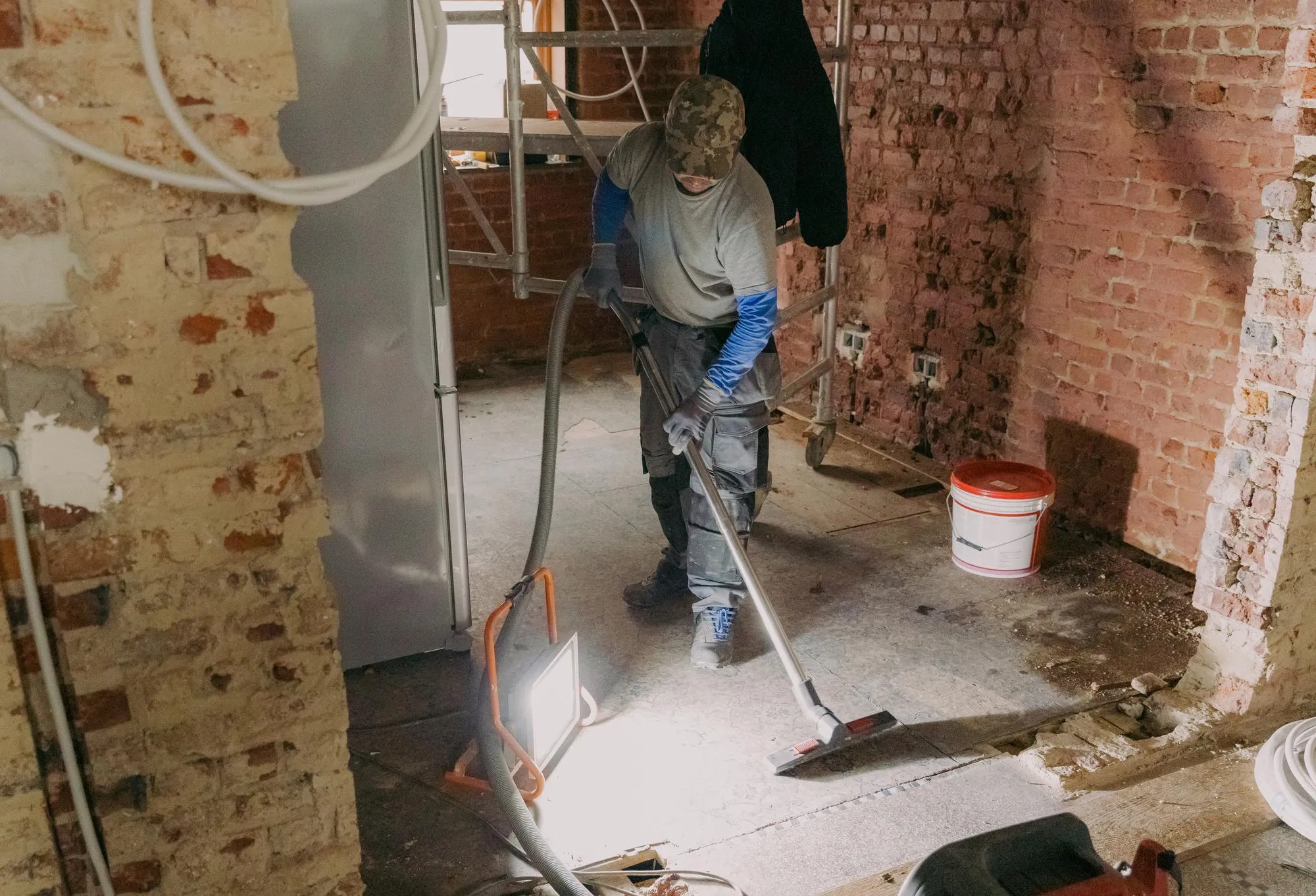 limpieza de superficies después de obra